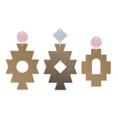 Desert dream Earring Template, Faux Leather Earrings