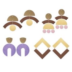 Dangle Earring Template, Faux Leather Earrings