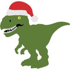 christmas t rex