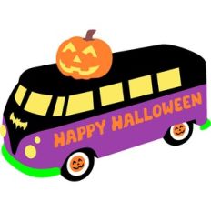 happy halloween van