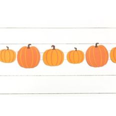 Pumpkin Garland