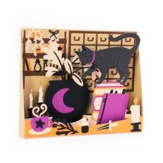 Halloween Witch Kitchen Box Card