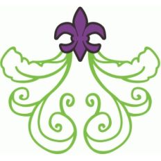 fancy fleur de lis