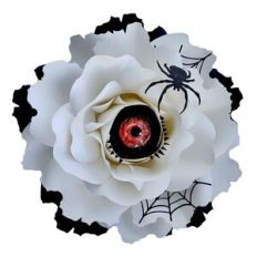 Giant halloween rose Lucilla Paper