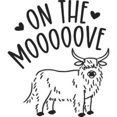On The Mooove Highland Cow