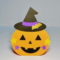 Halloween pumpkin card