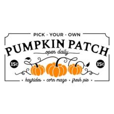 Pick Your Own Pumpkin Patch