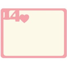 valentine journaling card
