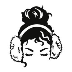Winter Messy Bun