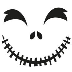 Grinning Halloween Face