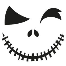 Winking Halloween Face