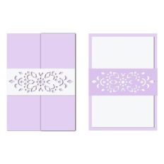 Decorative belly band card