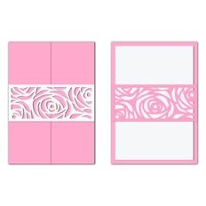 Roses belly band card