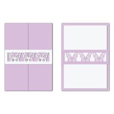 Butterflies belly band card