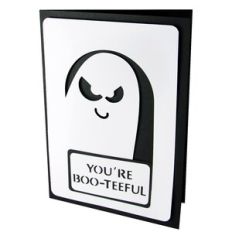 Ghosty You’re Boo-teeful Stencil Card