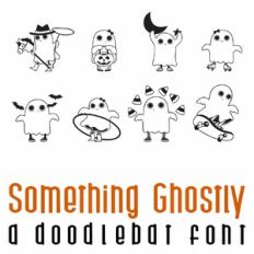 Something Ghostly Doodlebat Font