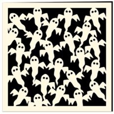Ghosts Spooky Halloween Card