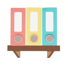 Layered Bookshelf
