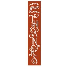 Give Thanks Porch Sign Leaner