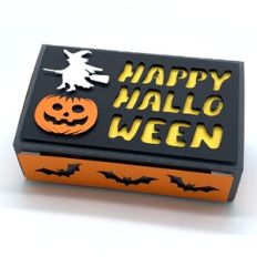 happy halloween matchbox