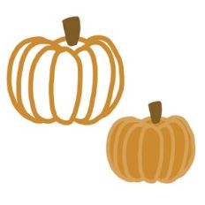 handdrawn pumpkin