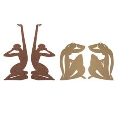 Woman Figure Earrings Template, Faux Leather Earrings