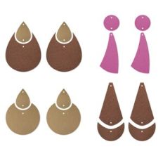 Dangle Earring Template, Drop Faux Leather Earrings