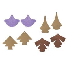 Moroccan Earring Template, Boho Faux Leather Earrings