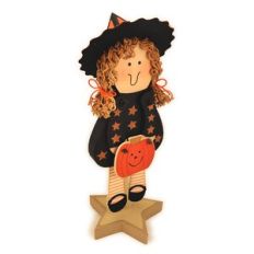 Witch Girl On A Stick 3D Figure
