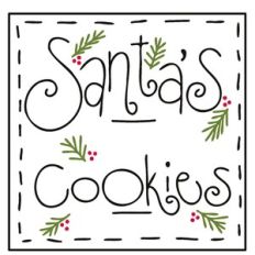 Santa's Cookies Plate