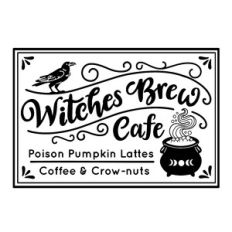 Witches Brew Cafe Sign