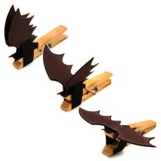 Bat 3D Flapping Wings Clothespin