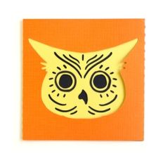 Halloween Owl Trifold Card