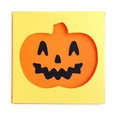 Halloween Pumpkin Trifold Card