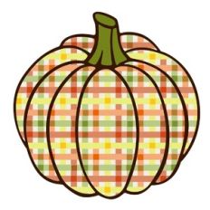 Gingham Pumpkin