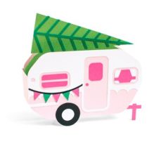 Christmas Tree Camper Box Card