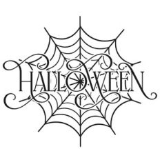 Halloween Spiderweb Quote