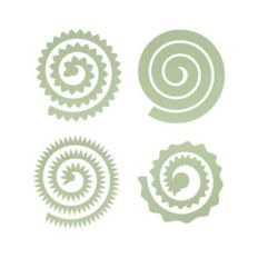 Rolled Flower, 3D Paper Flower Template bundle