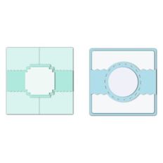 Decorative belly band cards