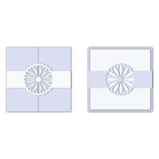 Flower belly band card