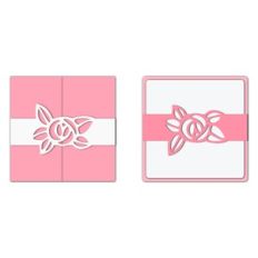 rose belly band card
