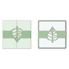 leaf belly band card