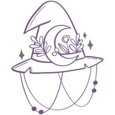 Witch Boho Moon Hat
