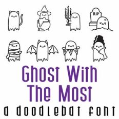 Ghost With The Most Doodlebat Font