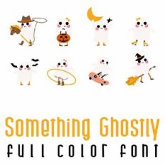 Something Ghostly Full Color Font