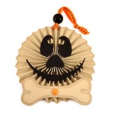 Rosette Skeleton Skull Ornament