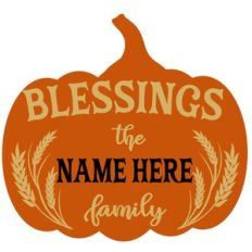 Custom Blessing Pumpkin