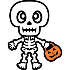 halloween skeleton