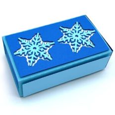snowflakes matchbox