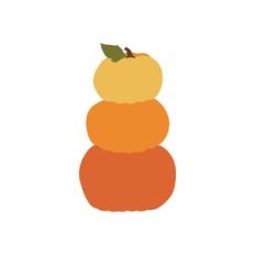 Three Tone Pumpkins